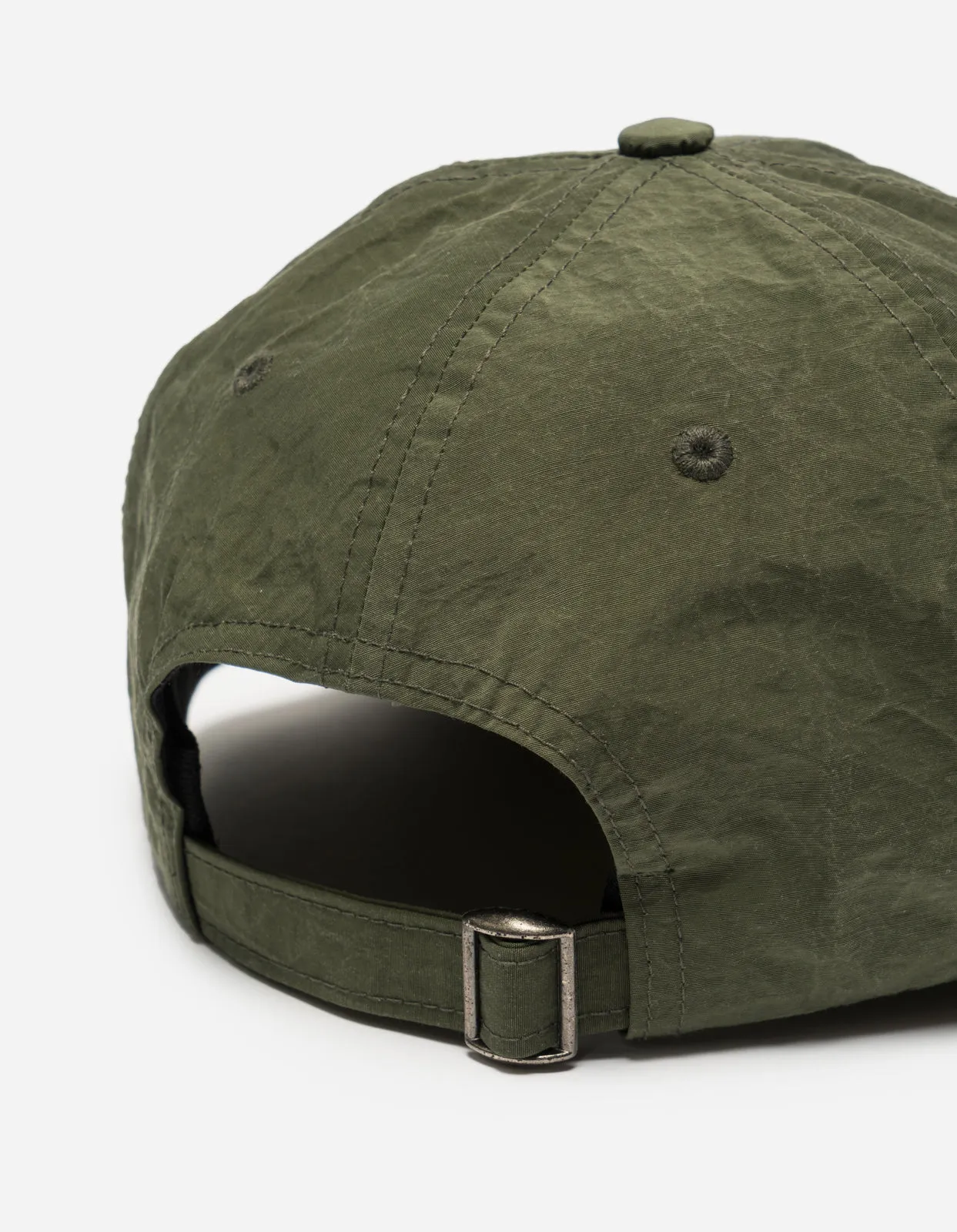 1364 Salt Nylon 6 Panel Cap Olive