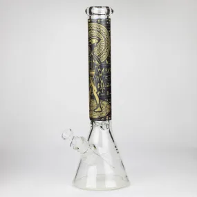 15.5" Glow-in-the-Dark Egyptian Hieroglyph Bong