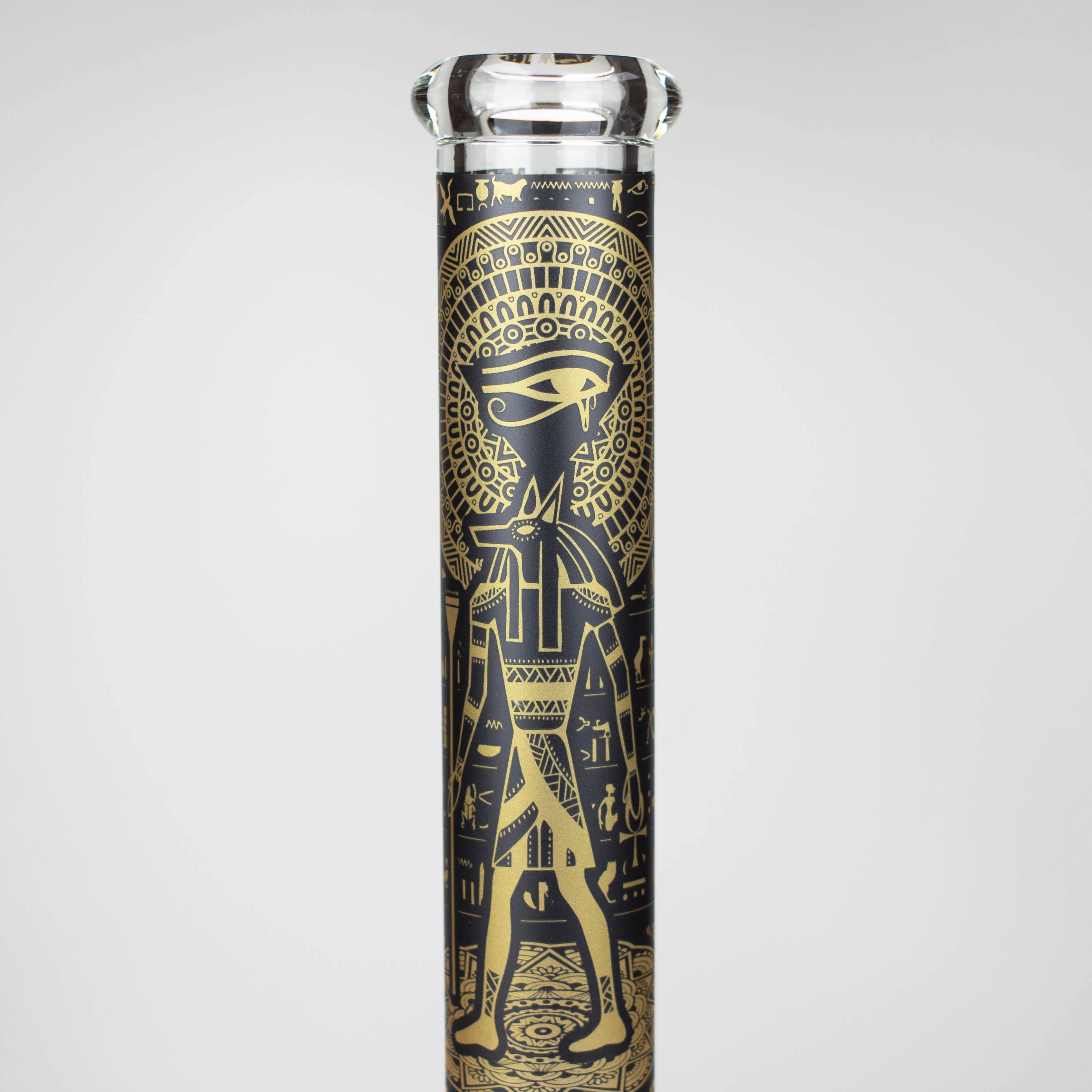 15.5" Glow-in-the-Dark Egyptian Hieroglyph Bong