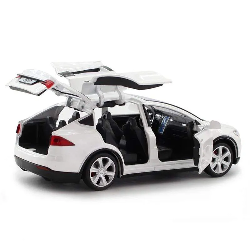 2020 New 1:32 Tesla MODEL X Alloy Car Model Diecasts & Toy Vehicles Toy Cars  Kid Toys For Children Gifts Boy Toy