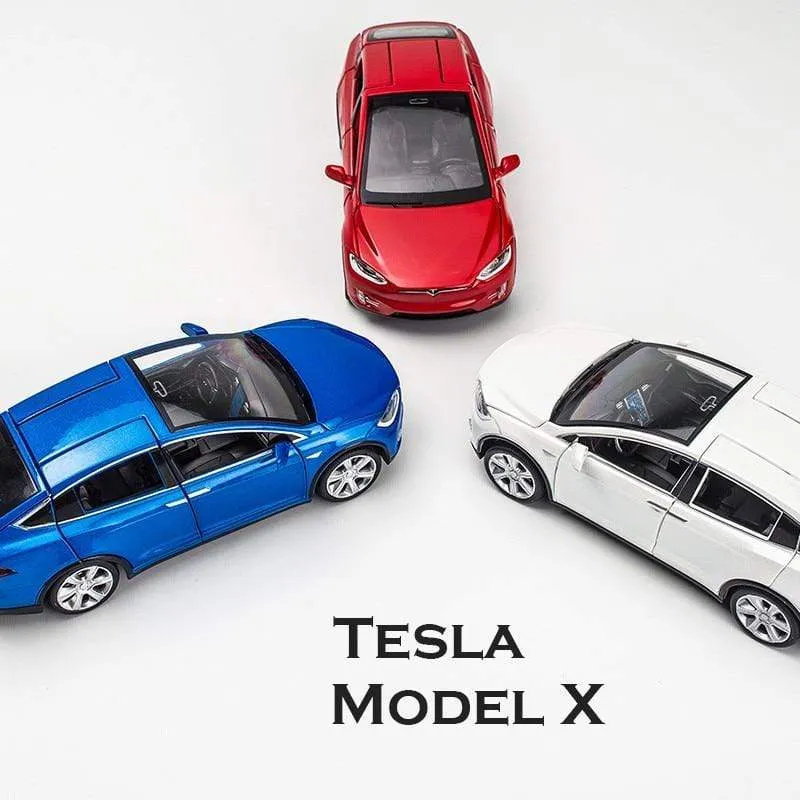 2020 New 1:32 Tesla MODEL X Alloy Car Model Diecasts & Toy Vehicles Toy Cars  Kid Toys For Children Gifts Boy Toy