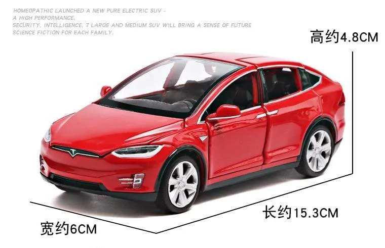 2020 New 1:32 Tesla MODEL X Alloy Car Model Diecasts & Toy Vehicles Toy Cars  Kid Toys For Children Gifts Boy Toy