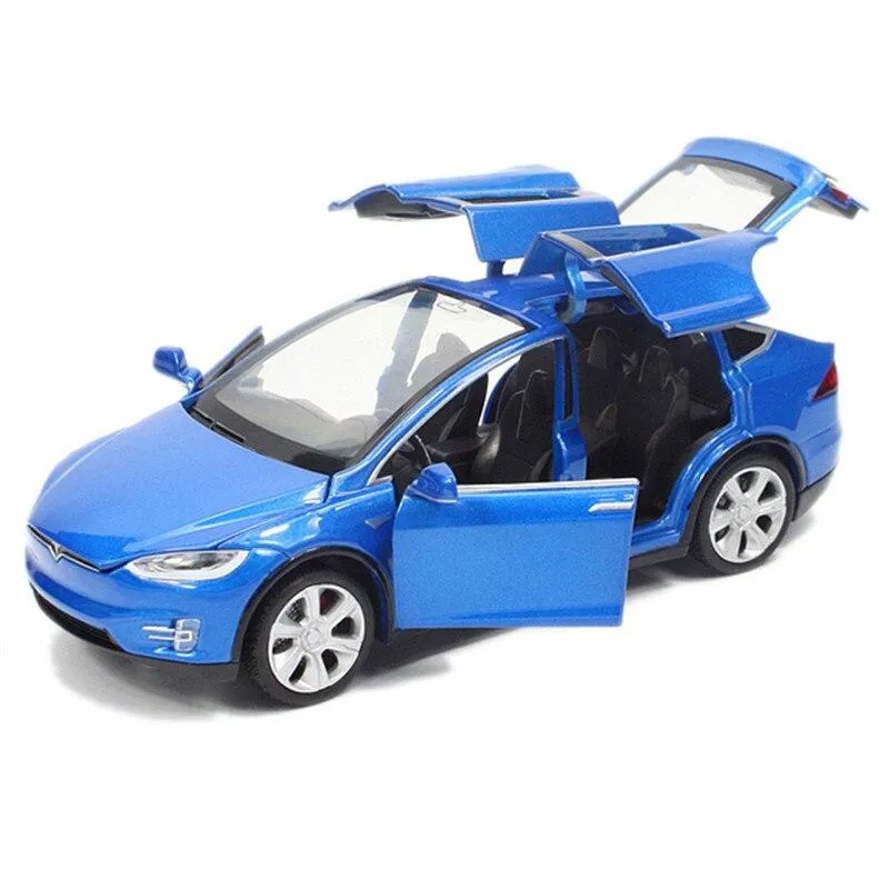 2020 New 1:32 Tesla MODEL X Alloy Car Model Diecasts & Toy Vehicles Toy Cars  Kid Toys For Children Gifts Boy Toy