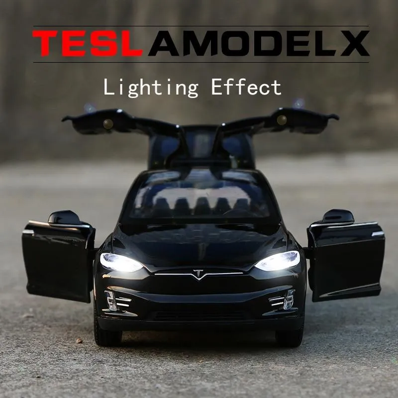 2020 New 1:32 Tesla MODEL X Alloy Car Model Diecasts & Toy Vehicles Toy Cars  Kid Toys For Children Gifts Boy Toy