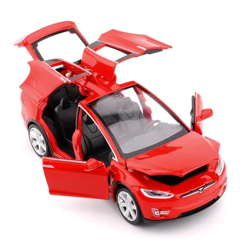 2020 New 1:32 Tesla MODEL X Alloy Car Model Diecasts & Toy Vehicles Toy Cars  Kid Toys For Children Gifts Boy Toy