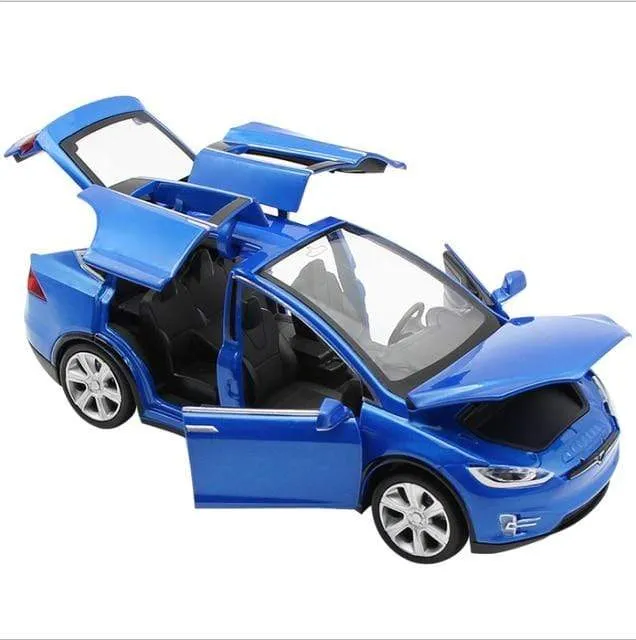 2020 New 1:32 Tesla MODEL X Alloy Car Model Diecasts & Toy Vehicles Toy Cars  Kid Toys For Children Gifts Boy Toy