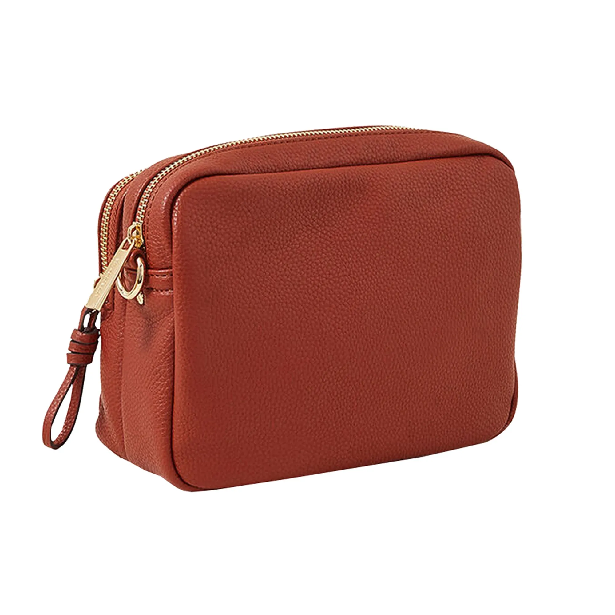 Accessorize London Women's Rust Functional Cross-Body Bag