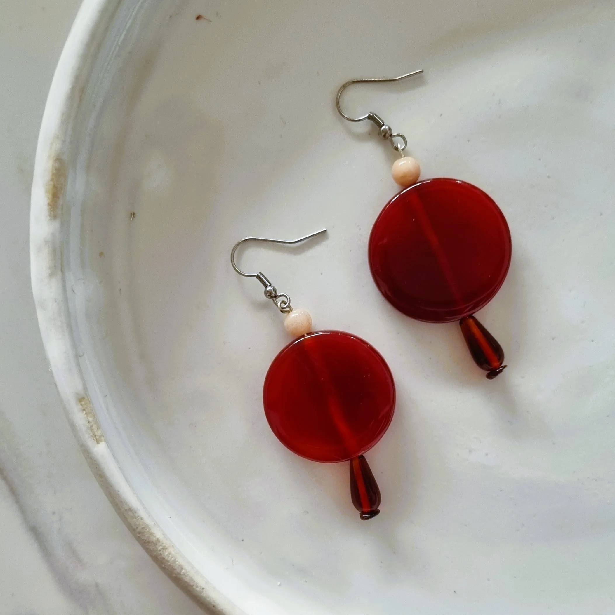 Agate earrings