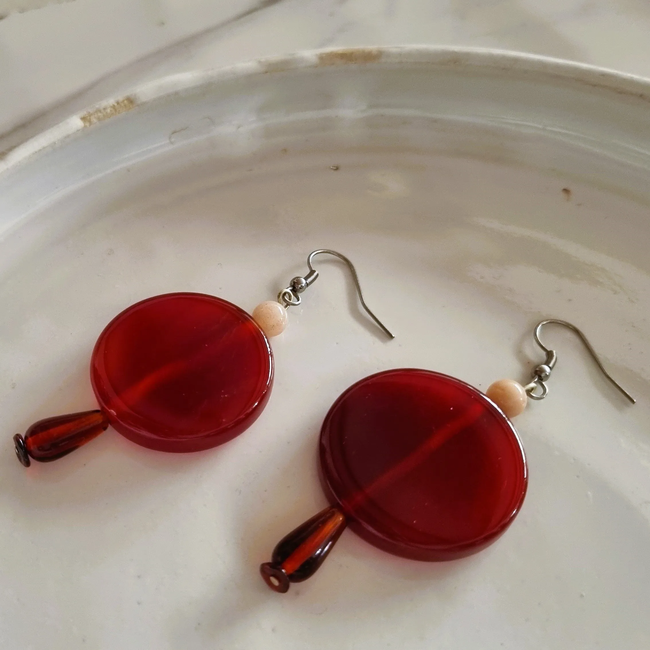 Agate earrings