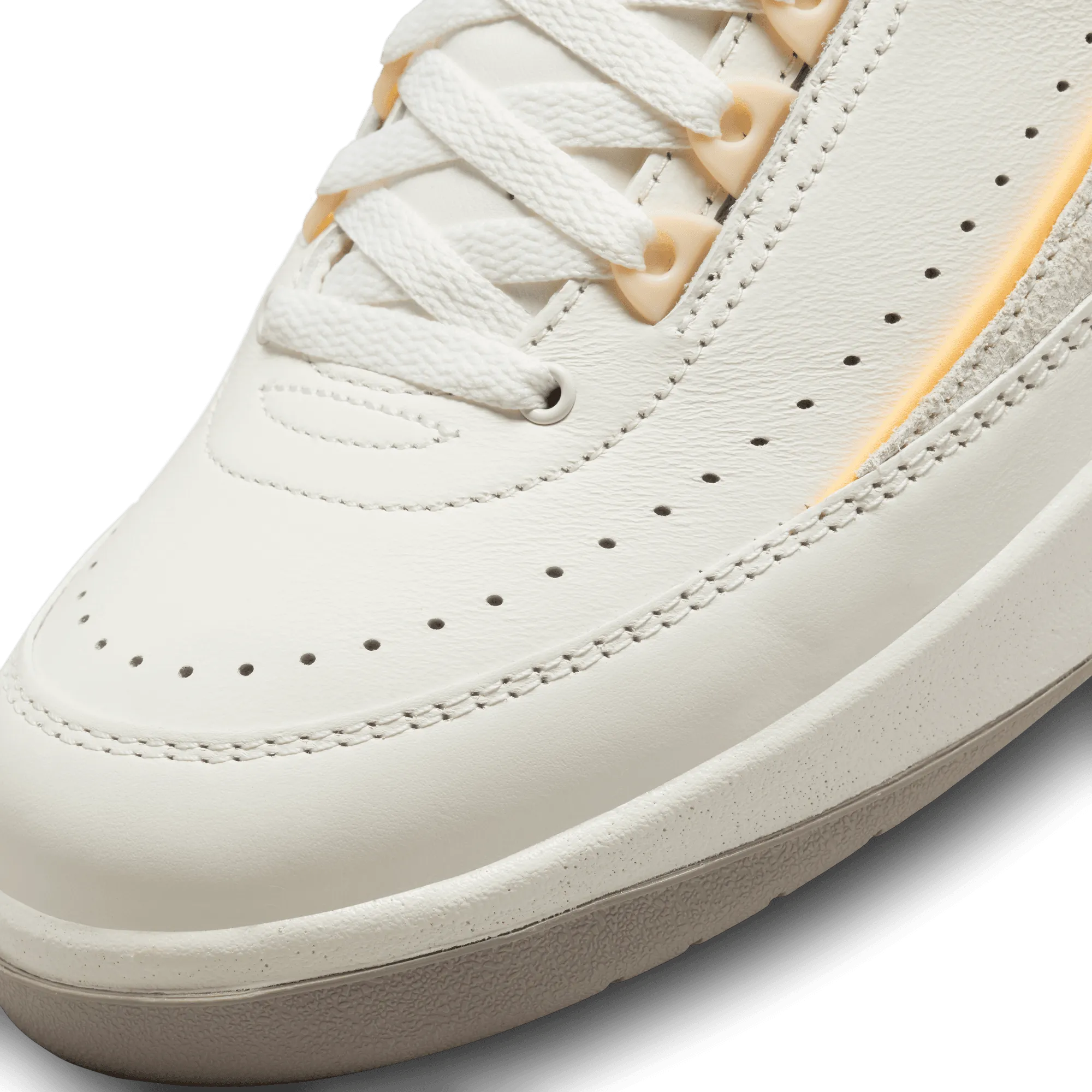 AIR JORDAN 2 RETRO LOW - SAIL/MELON TINT-LIGHT CURRY-COBBLESTON