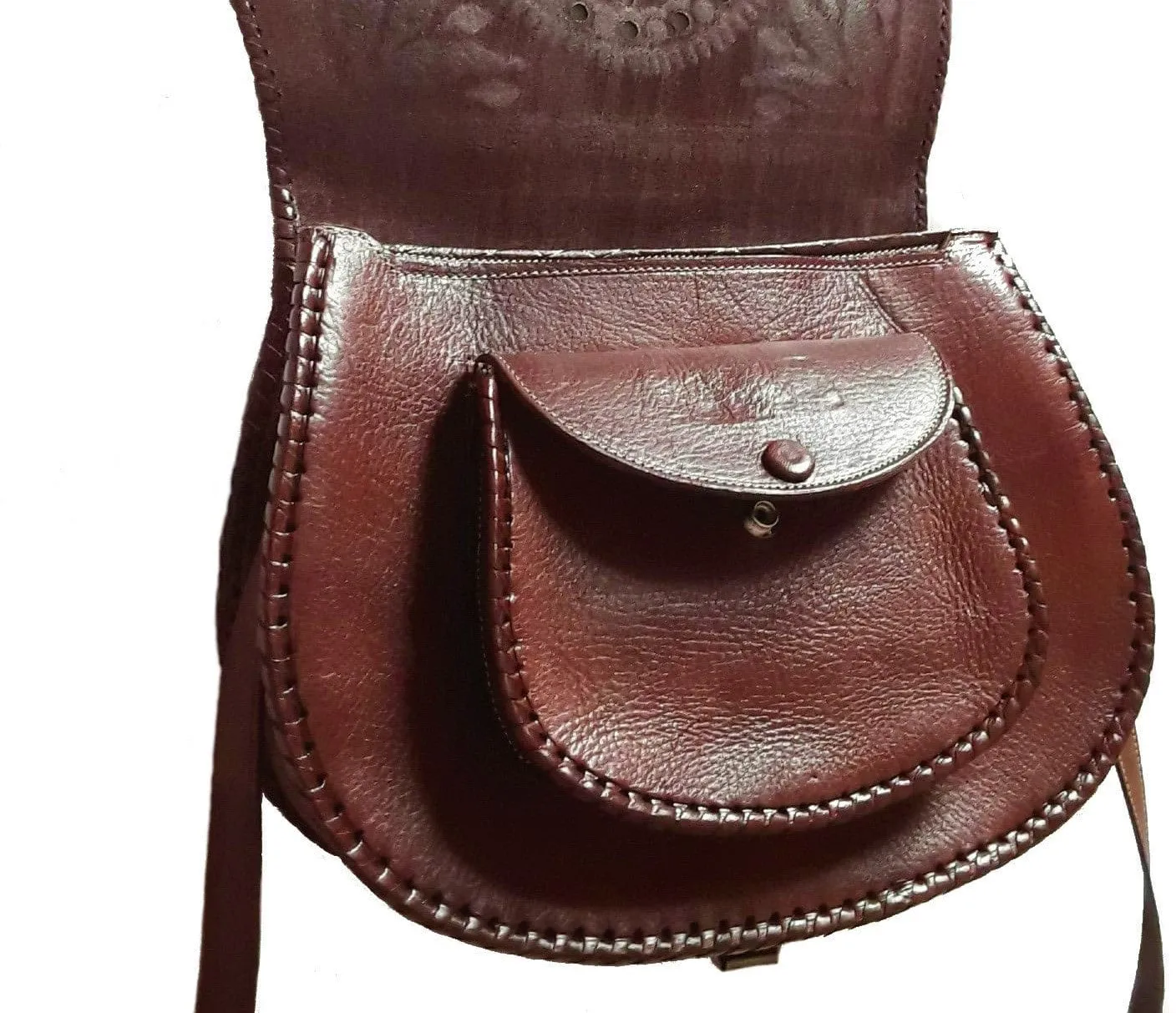 Bahia Leather Satchel - Brown