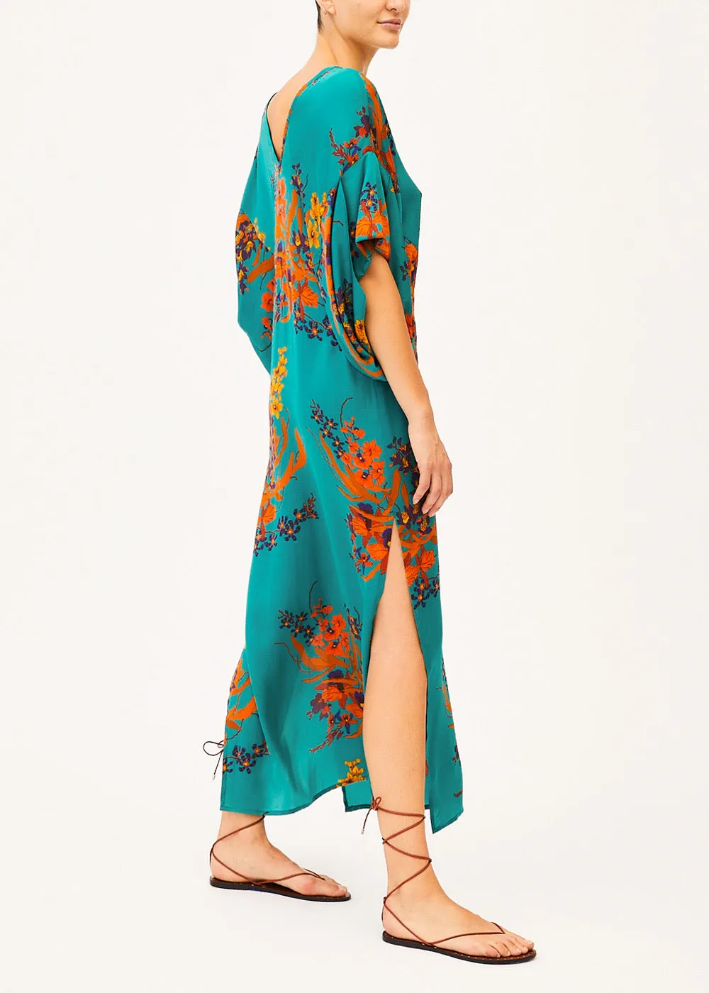 Beatriz Floral Print Kaftan