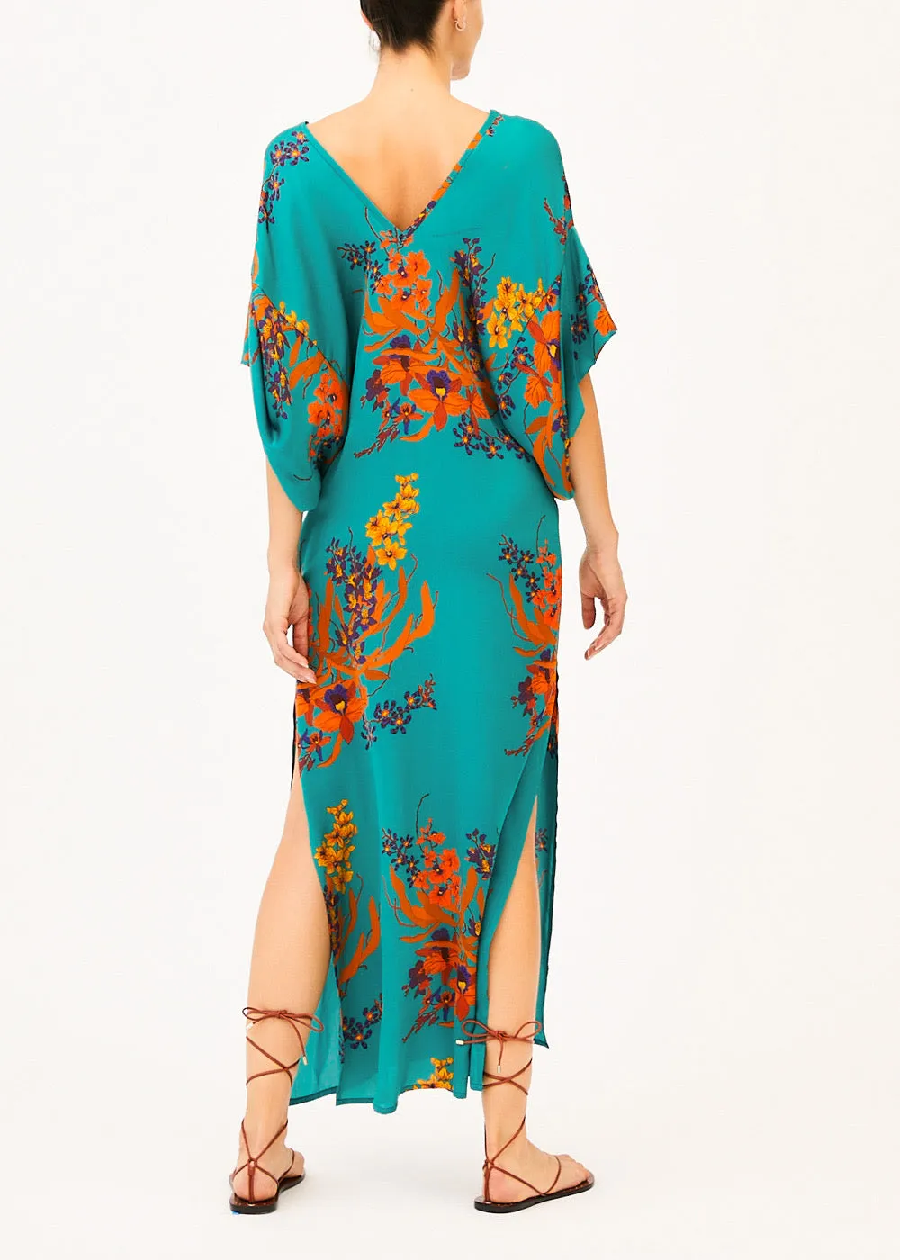 Beatriz Floral Print Kaftan