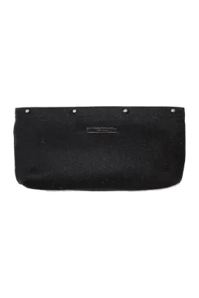 Black Cashmere Wool Clutch Cover