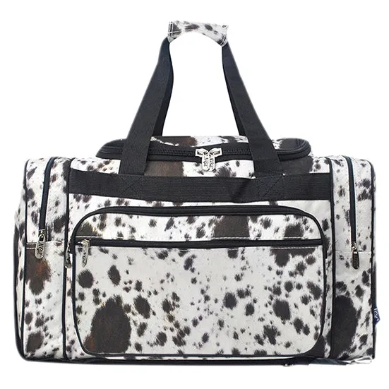 Black Cowhide NGIL Canvas 23 Duffle Bag