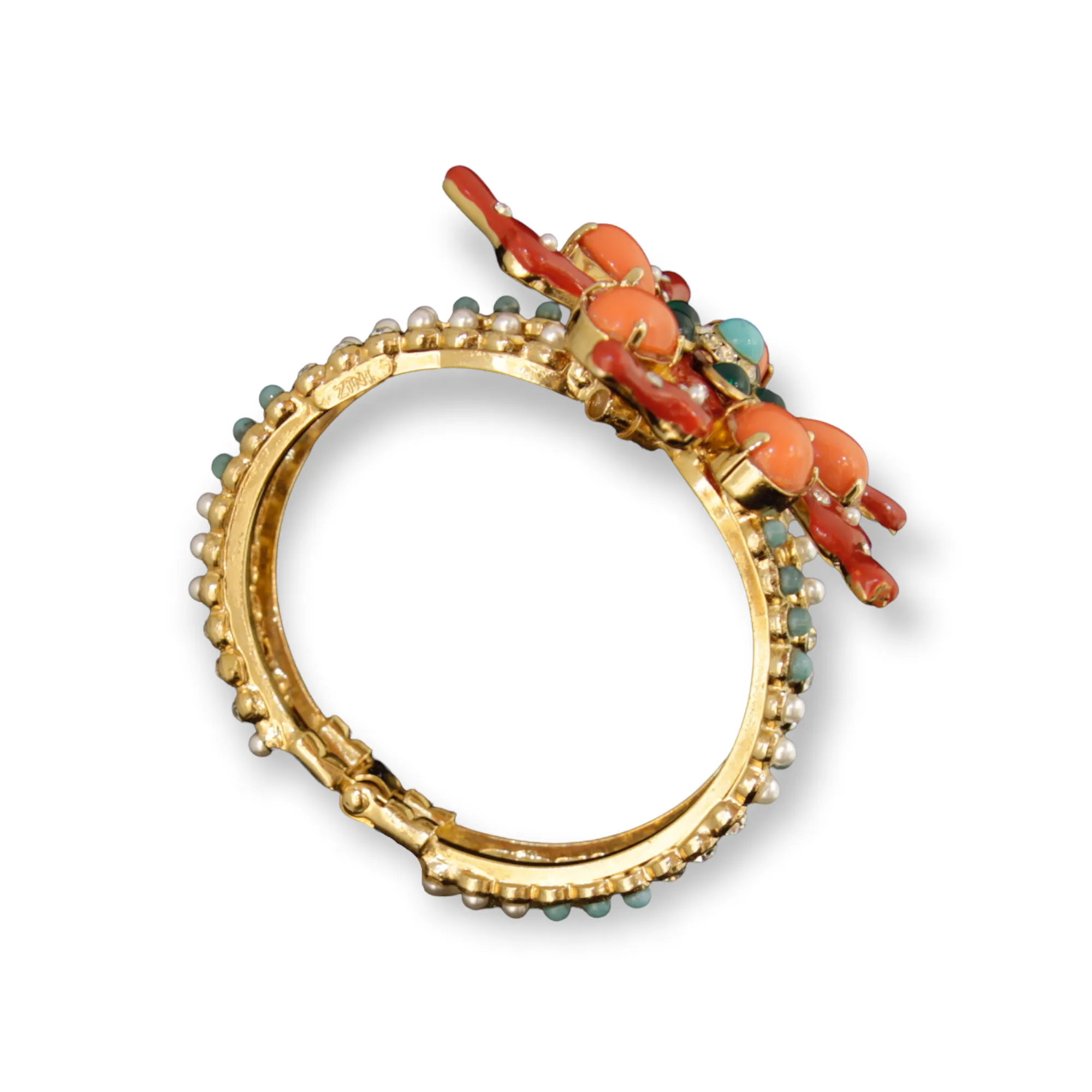 Bracelet with coral theme in the star-shape