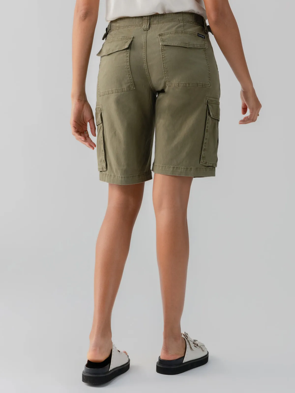 Cargo Long Standard Rise Short Burnt Olive