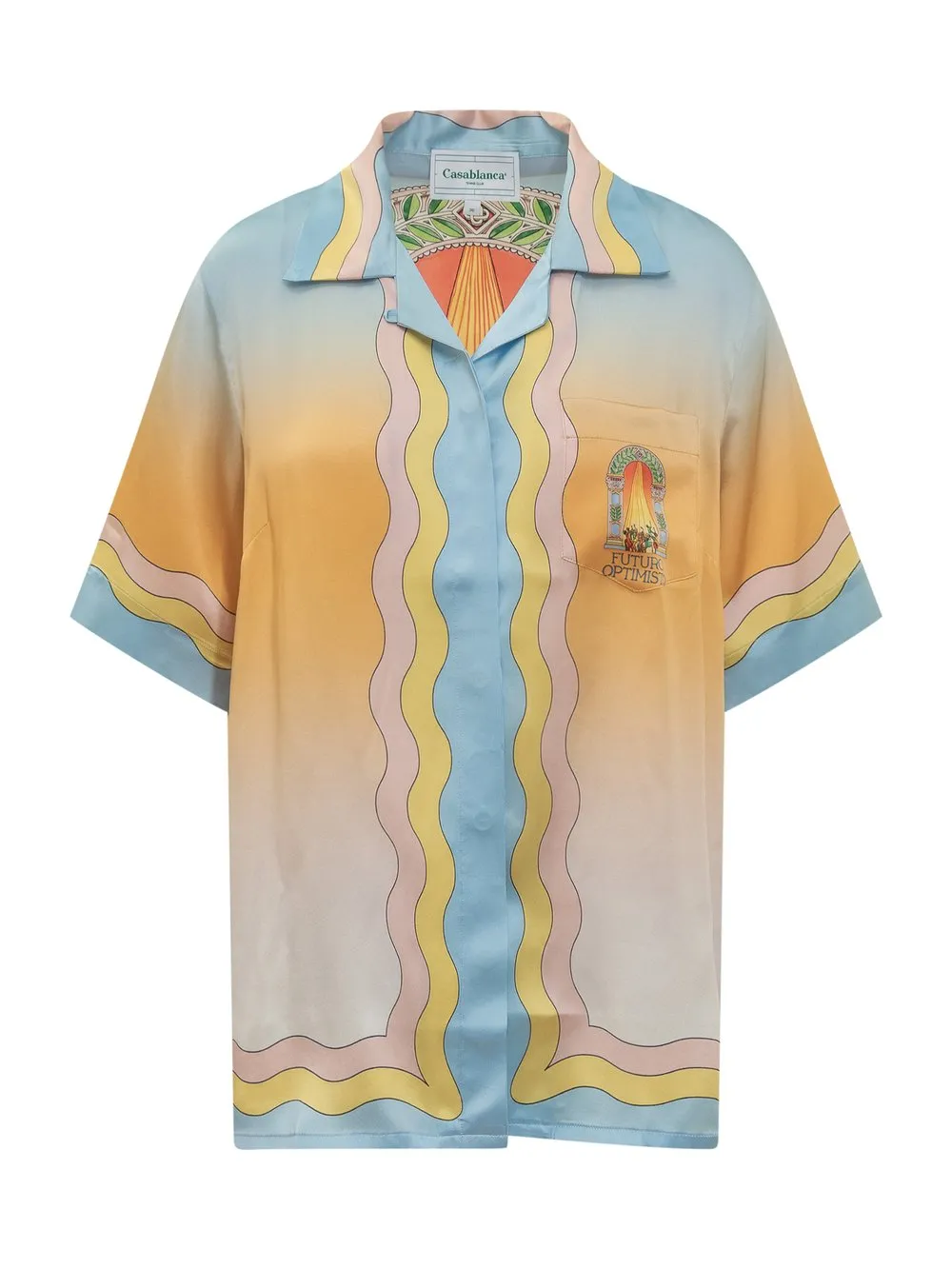 CASABLANCA La Danse Cuban Collar Shirt Multicolor