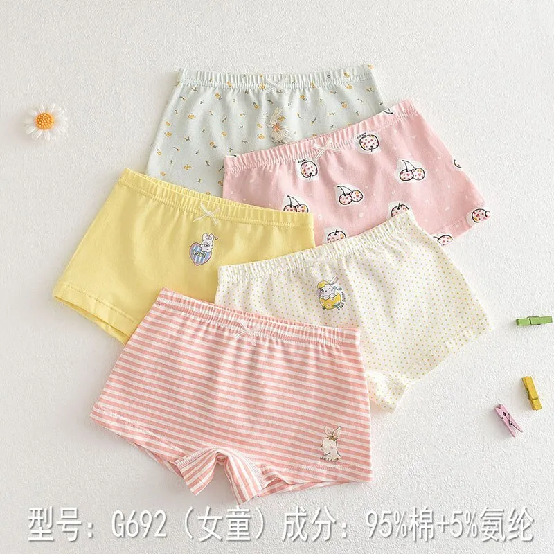 Children Panties For Girls Underwear Boxer Briefs for Kid 3 9 Years Old