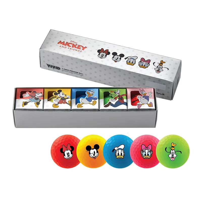 Disney Friends Volvik Vivid 5-Ball Pack