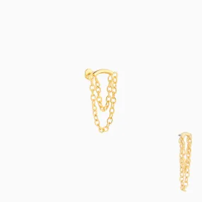 Double Chain Earring