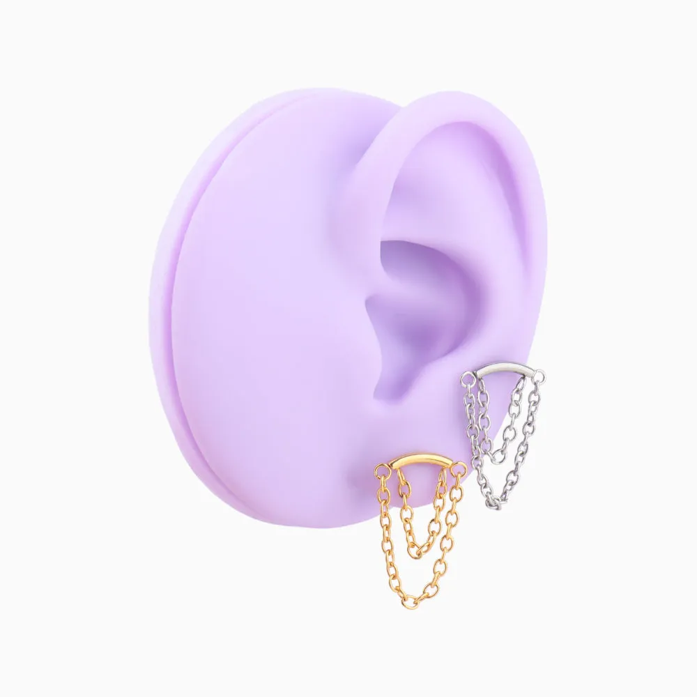 Double Chain Earring