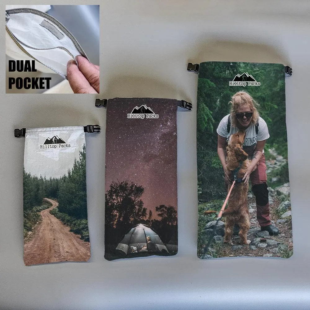 Dual Pocket Gadget Bags w/ Custom Printing (ECOPAK)