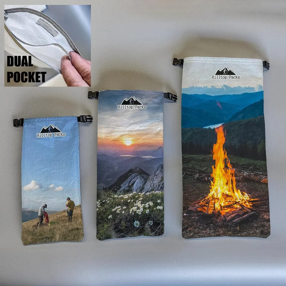 Dual Pocket Gadget Bags w/ Custom Printing (ECOPAK)