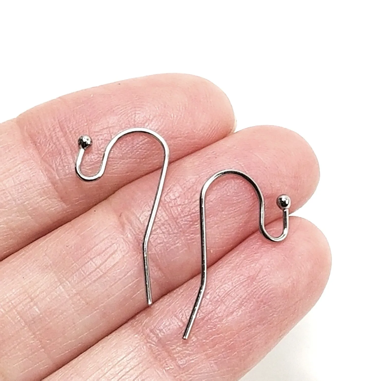 Ear Wire, Stainless Steel Earrings Hooks, Easy Attach, Easy Change Style, 500 Pieces, #1348