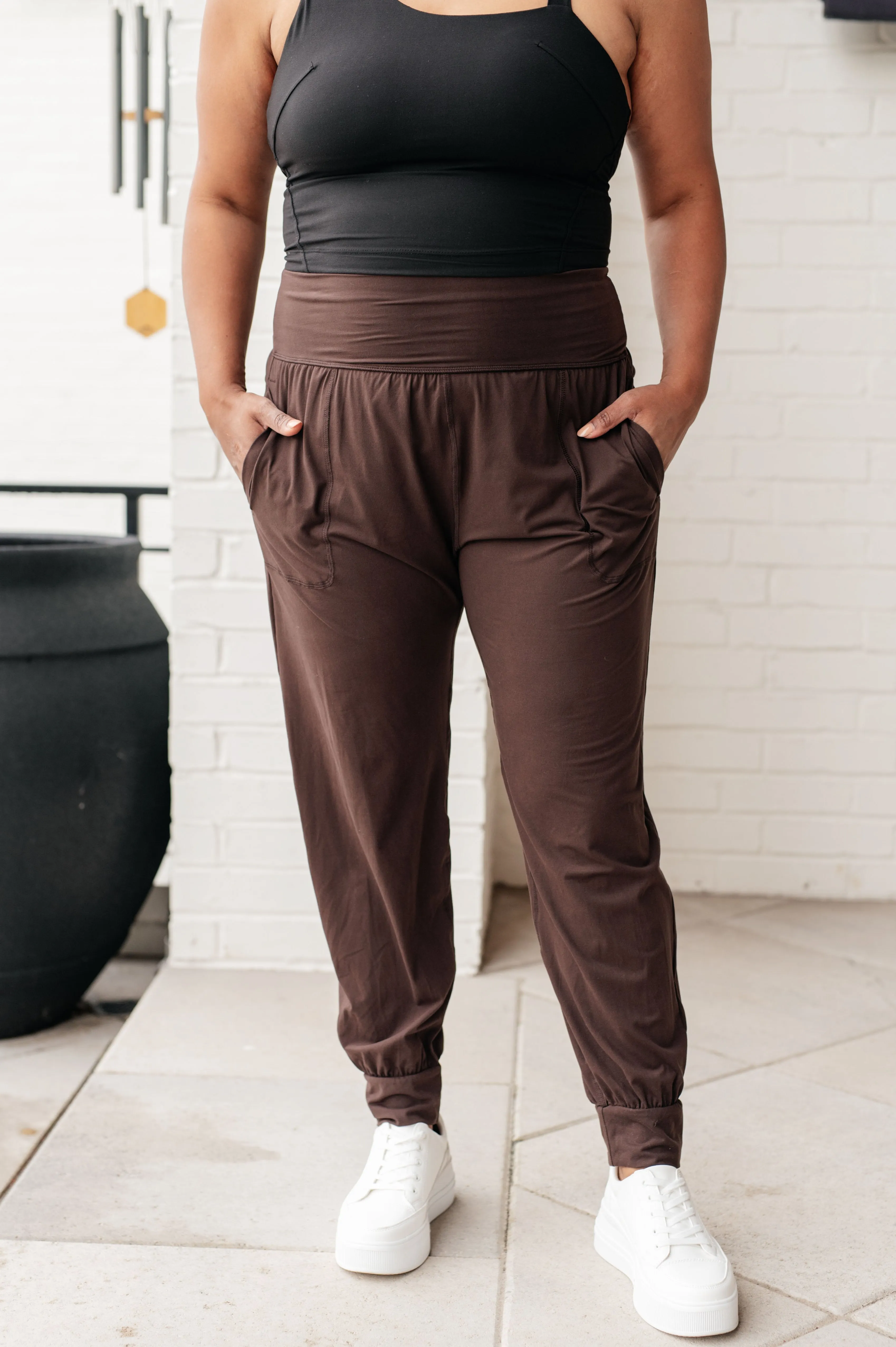 Explore More Collection - Always Accelerating Joggers in Espresso