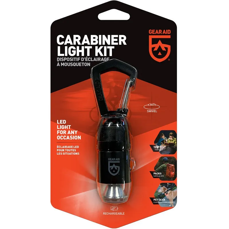 GEAR AID CARABINER LIGHT KIT - BLACK