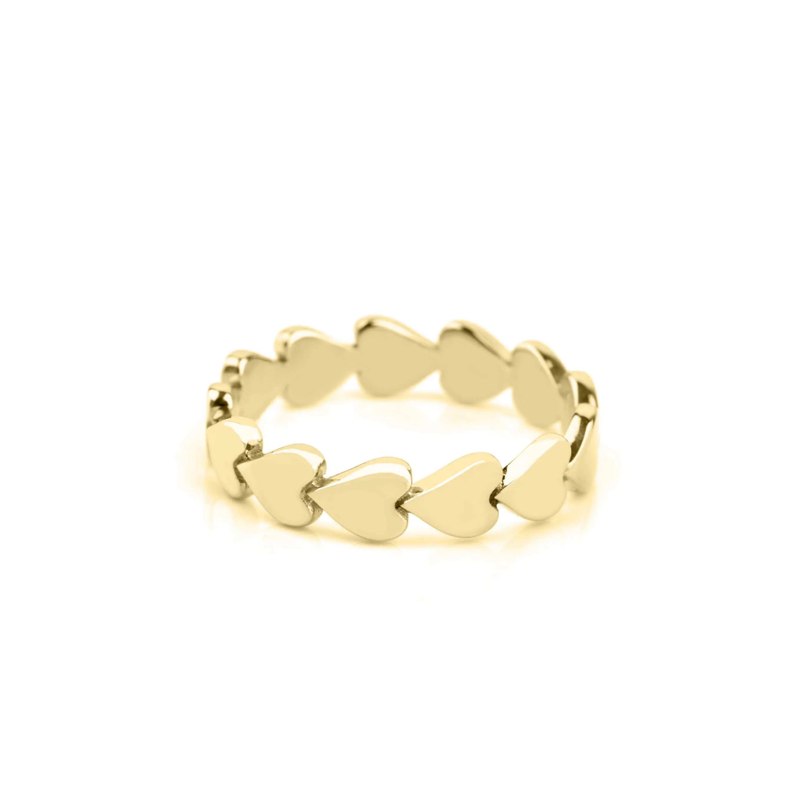 Gold Heart Band