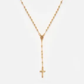 Gold Rosary Necklace