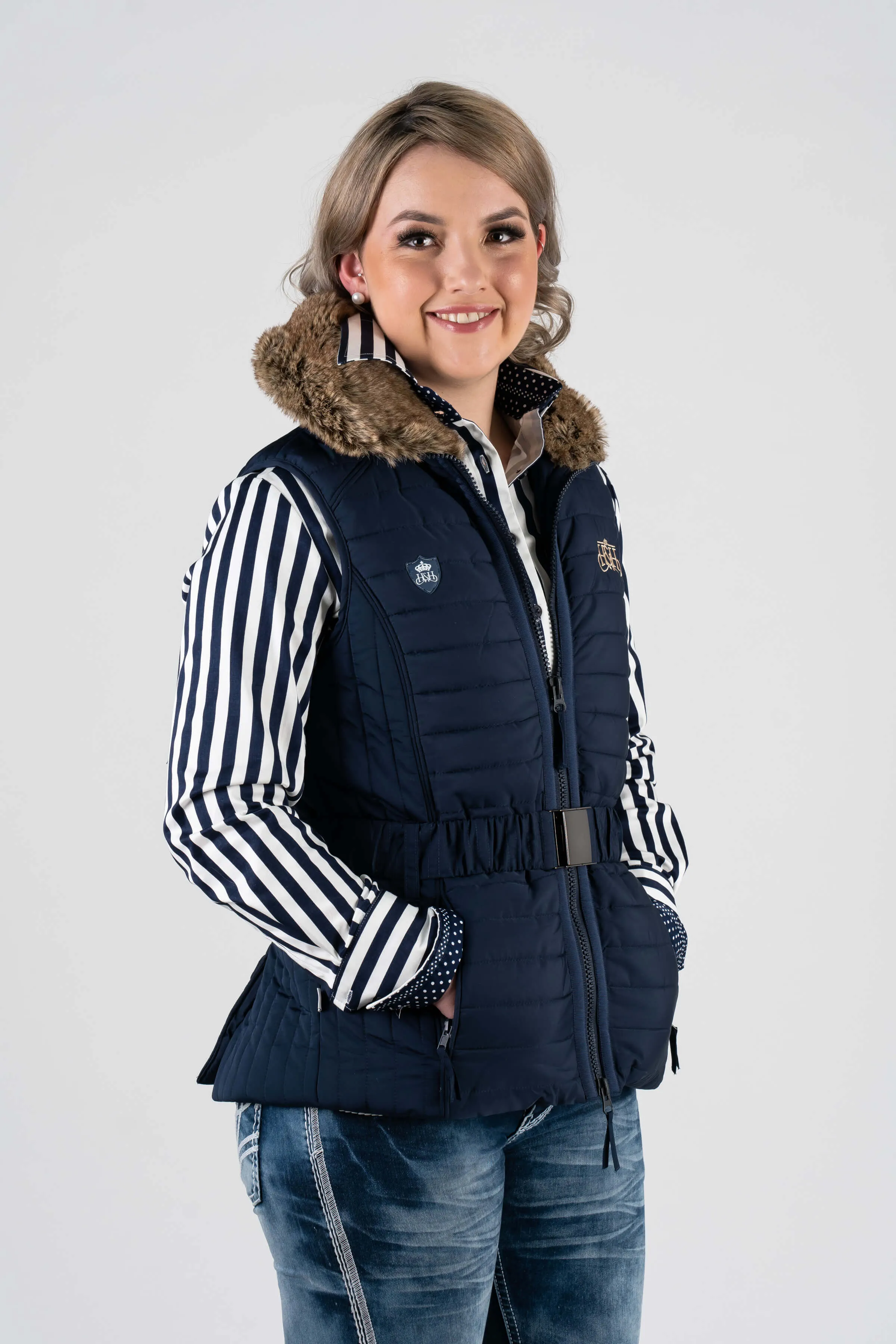 Hitchley & Harrow PV4 Navy Puffer Vest