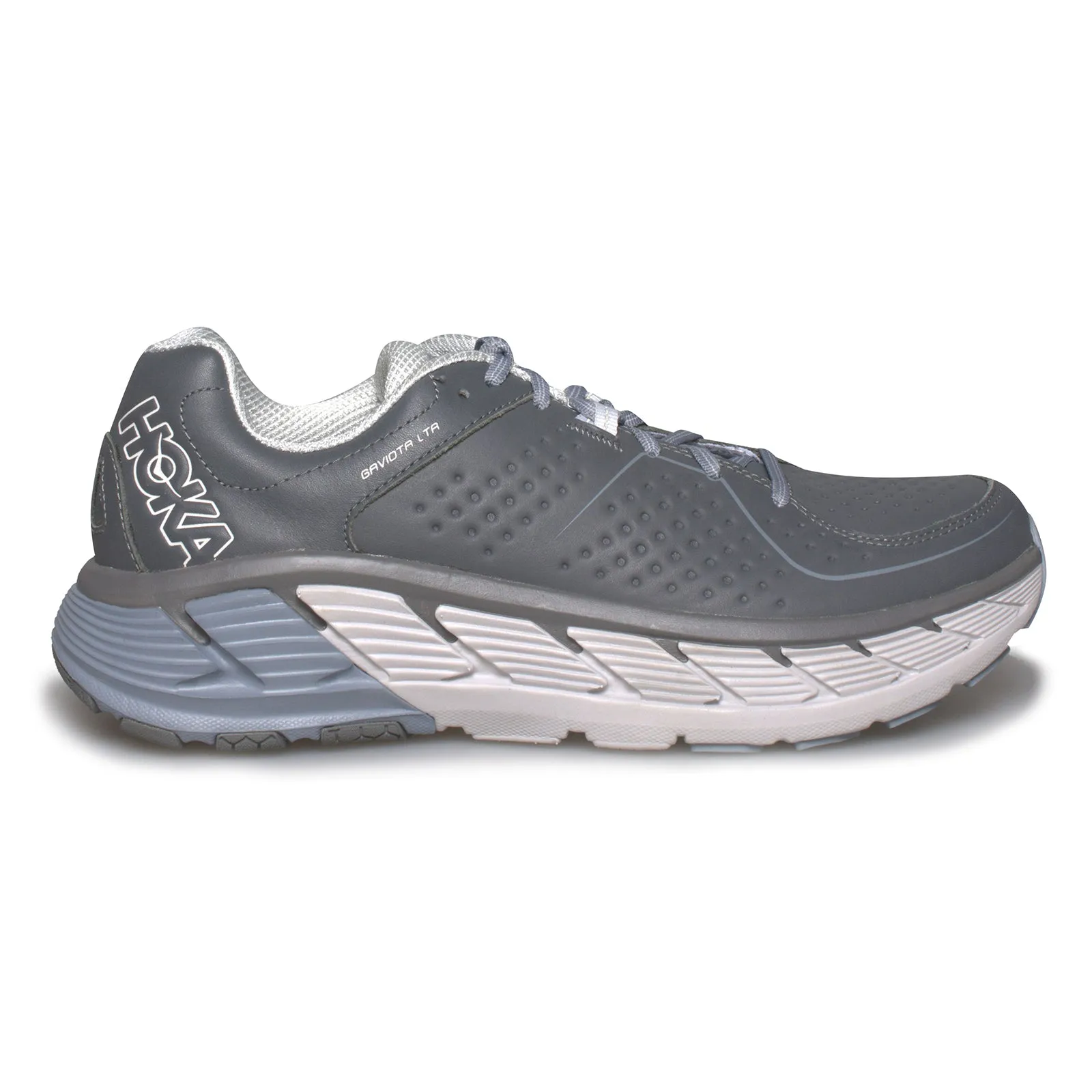 Hoka One One Gaviota Leather Charcoal / Tradewinds Running Shoe's - Men's