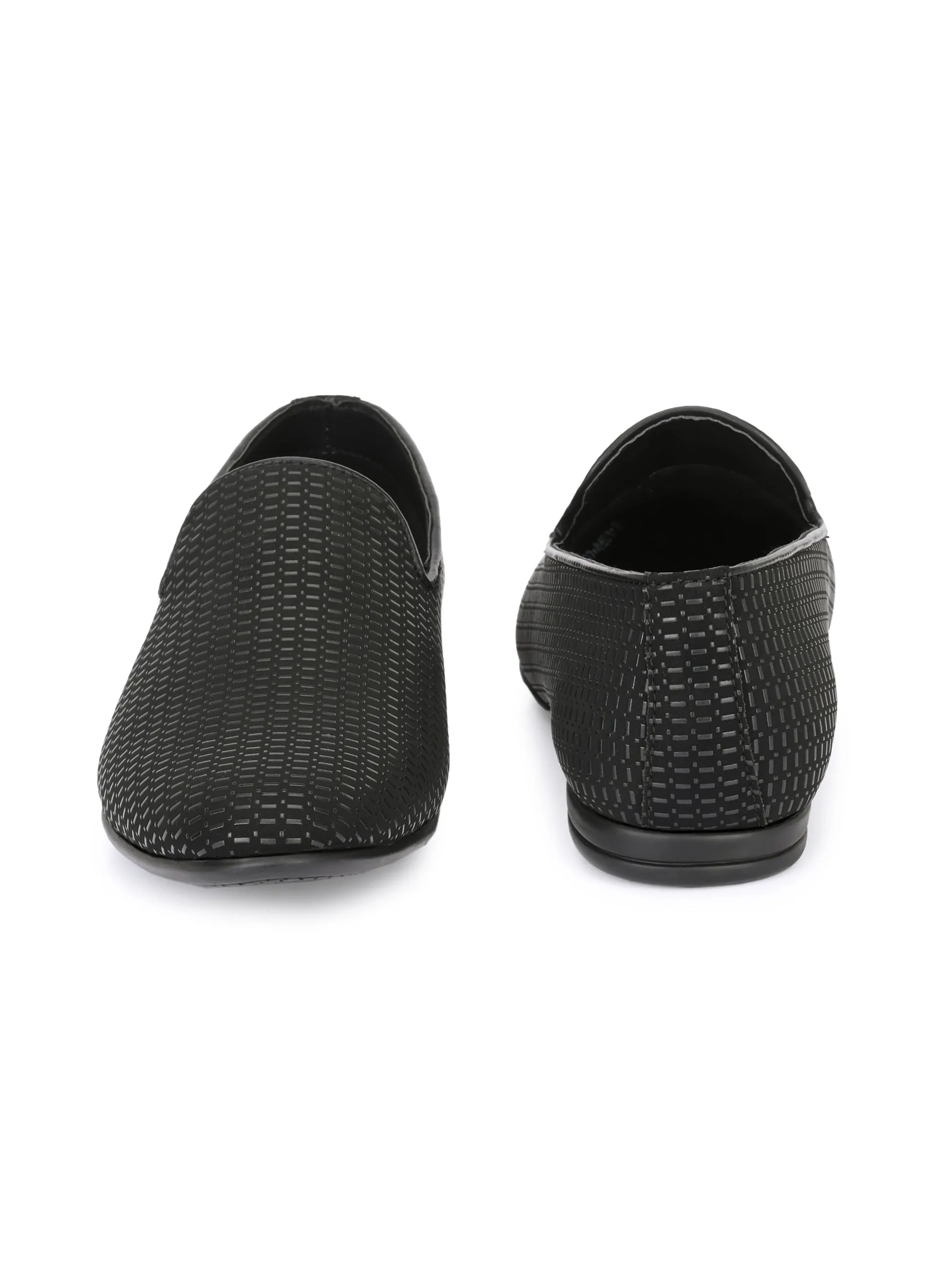 Hollis Black Slip-Ons