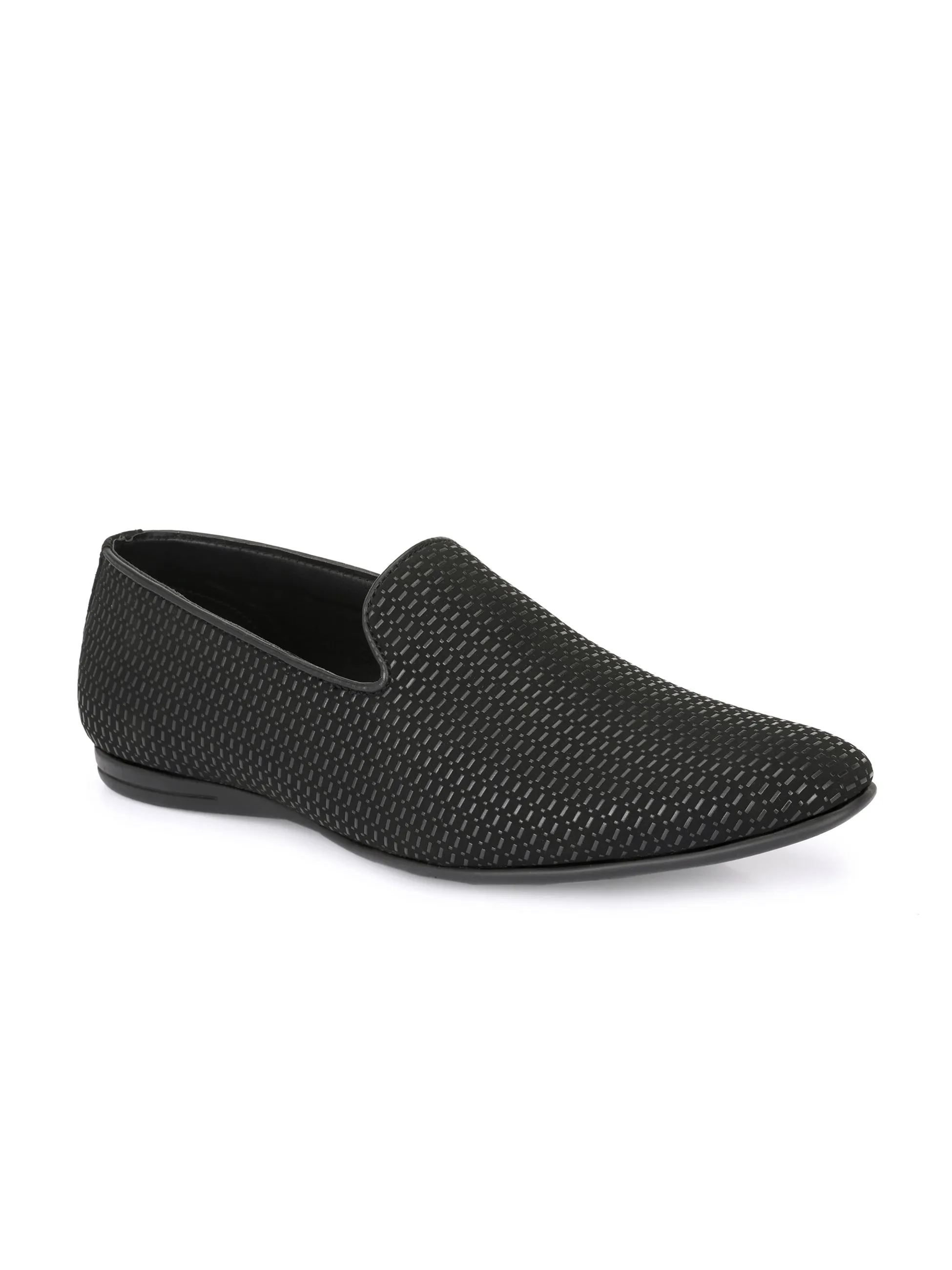 Hollis Black Slip-Ons