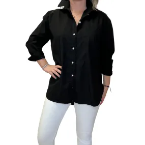 Holly Shae - Holly Top - Black Poplin