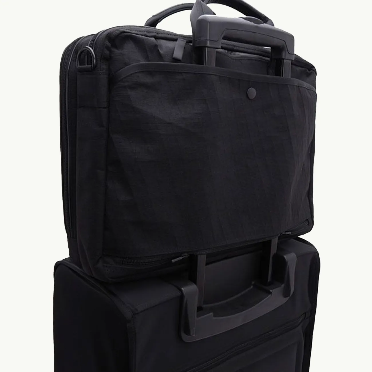 Hybrid 2 Way Briefcase - Black