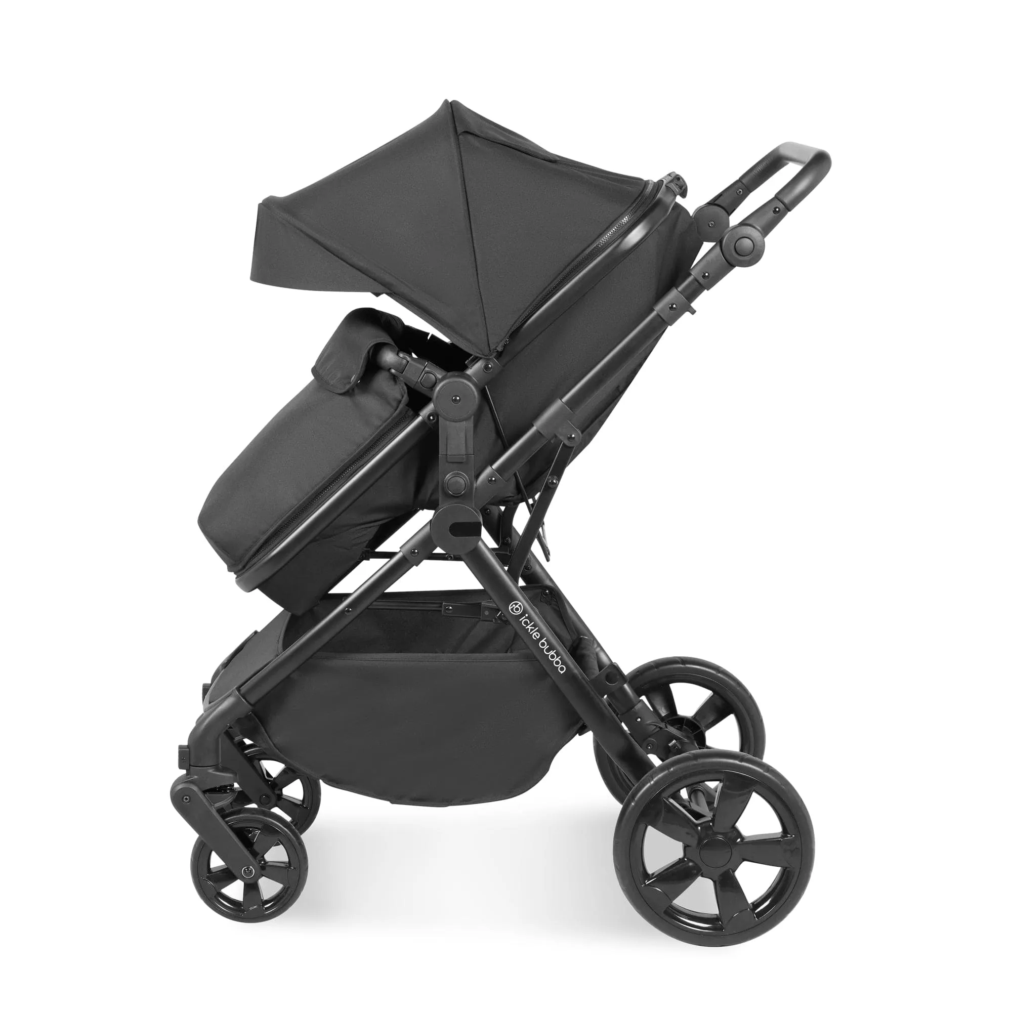 Ickle Bubba Comet 3-In-1 Travel System With Astral Car Seat - Black