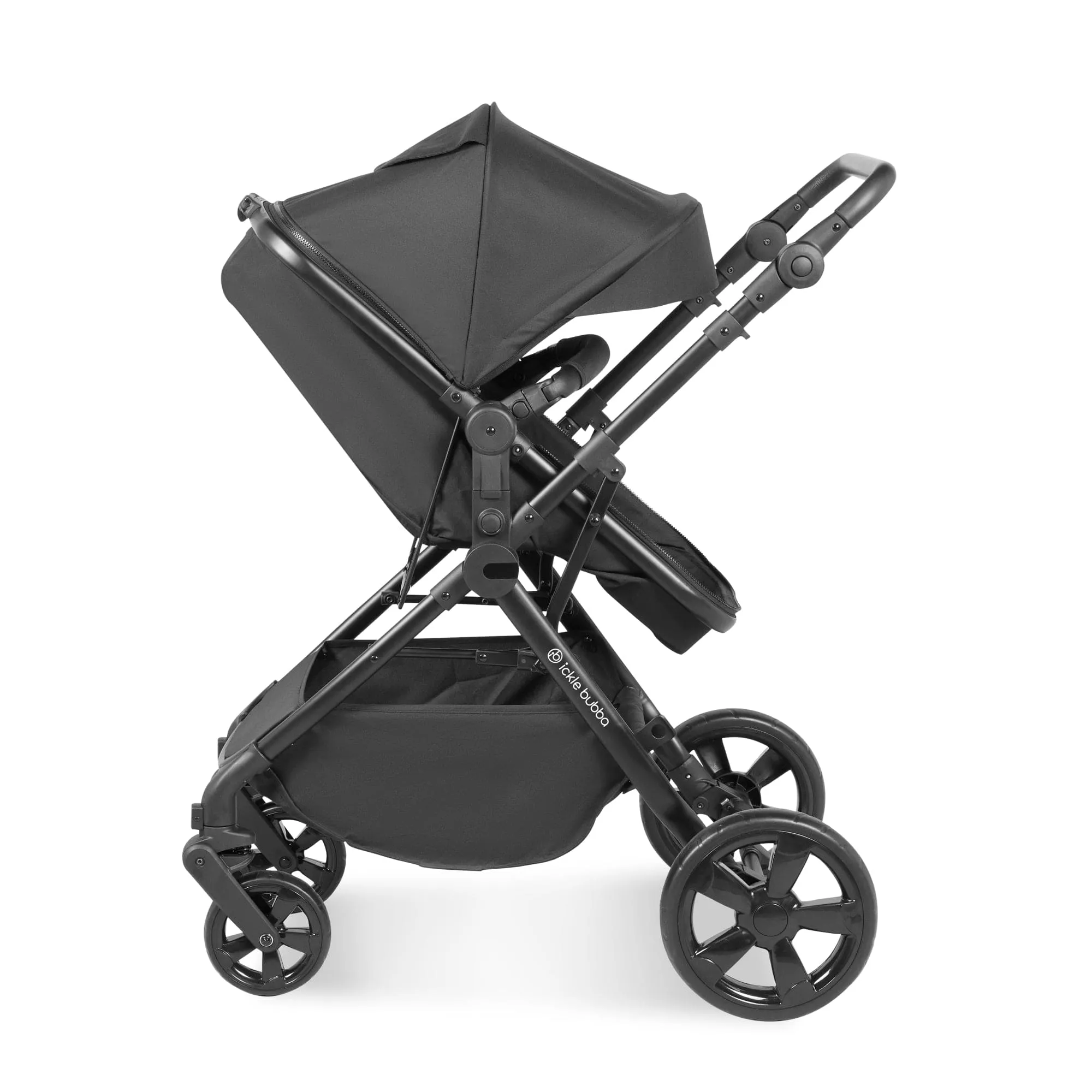 Ickle Bubba Comet 3-In-1 Travel System With Astral Car Seat - Black