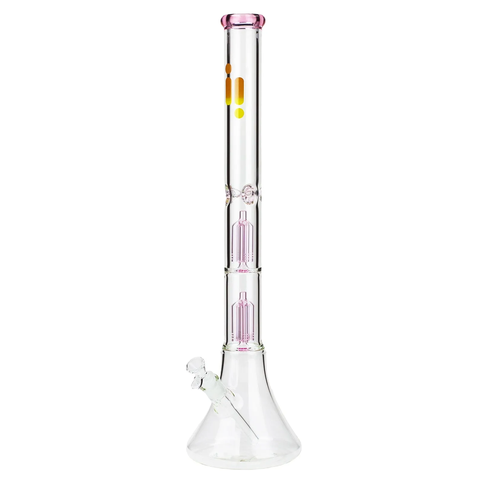 Infyniti 24" Dual Tree Beaker Glass Bong