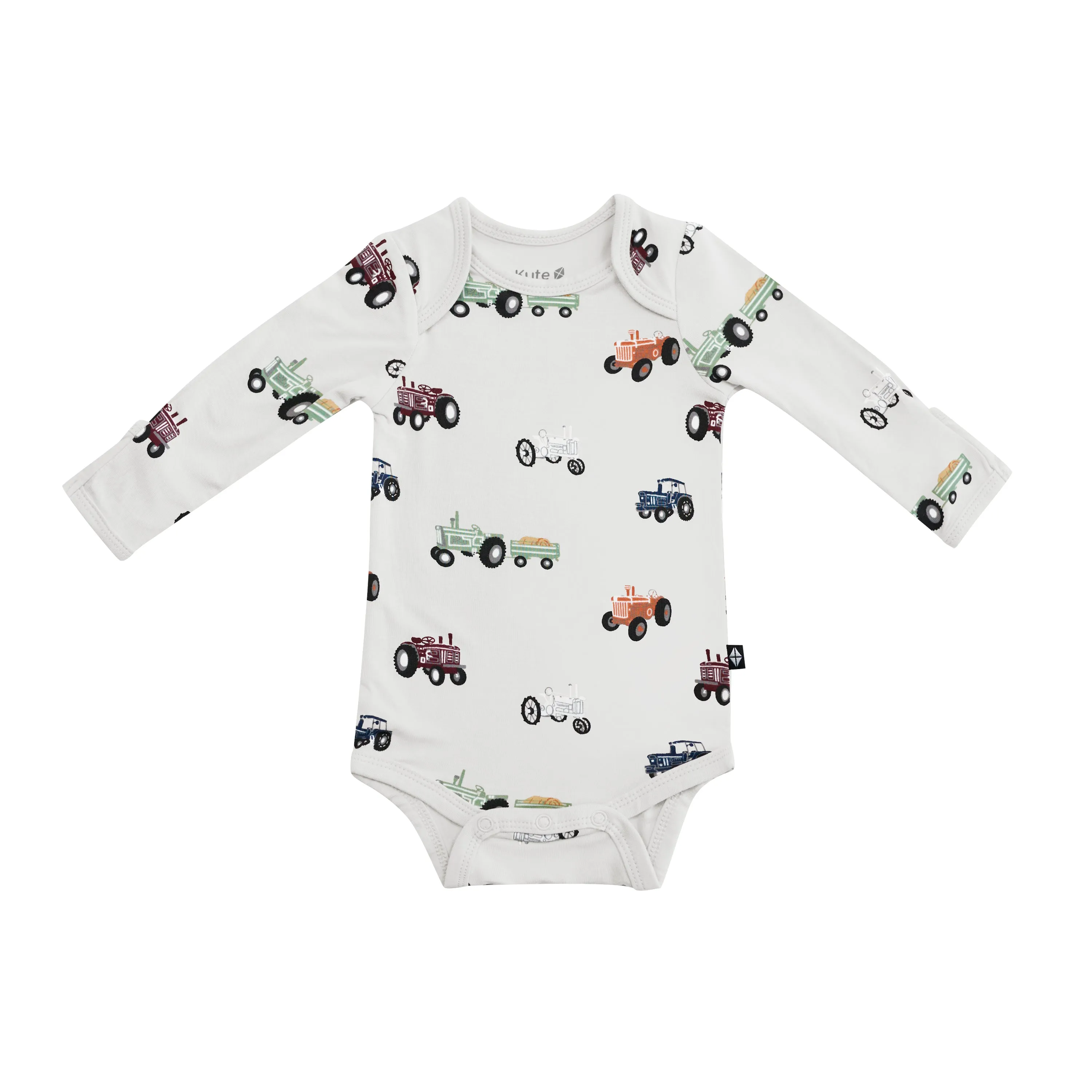 Long Sleeve Bodysuit in Tractor