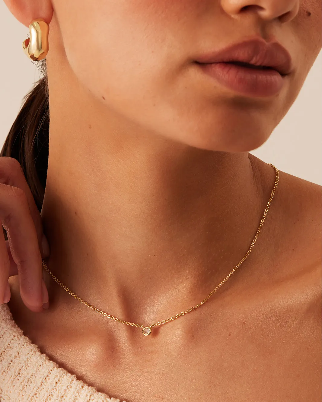 LUCIE NECKLACE - GOLD PLATED 18K