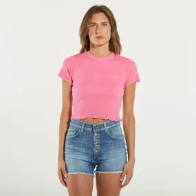 Mc2 Saint Barth t-shirt viziata rosa