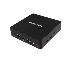 Mini PC Intel Celeron N3060 Processor(up to 2.48 GHz) 4GB/ 64GB Mini Desktop Computer Support Windows 10, HDMI VGA Output 4K HD, 2.4G/5G Dual WiFi, 2.5 inch SSD, 1000Mbps Ethernet,BT 4.2,Auto Power On