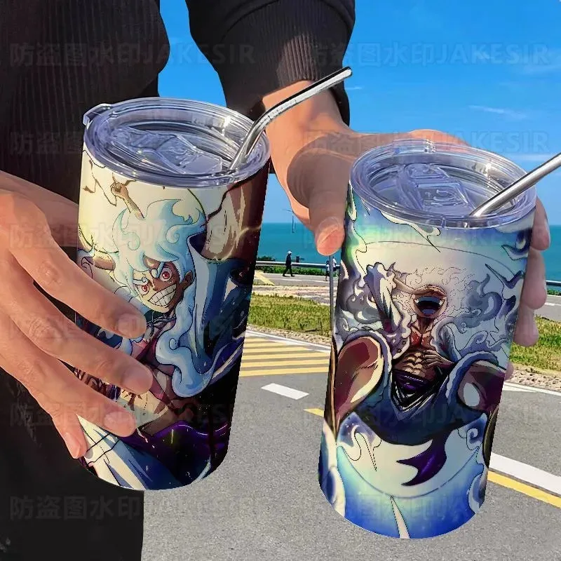 One Piece Luffy Fifth Gear Anime Creative Portable High Visibility Stainless Steel Insulated Cup