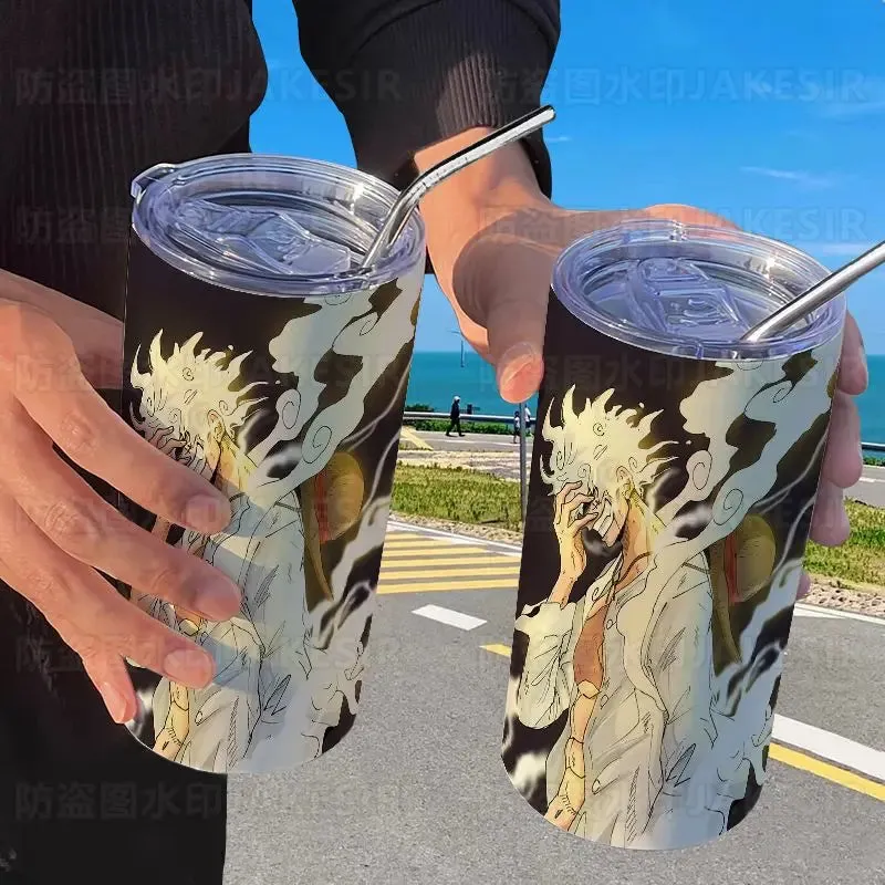 One Piece Luffy Fifth Gear Anime Creative Portable High Visibility Stainless Steel Insulated Cup