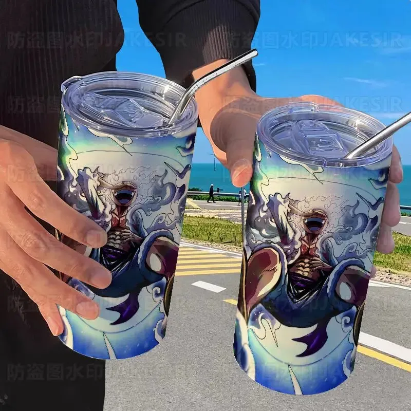 One Piece Luffy Fifth Gear Anime Creative Portable High Visibility Stainless Steel Insulated Cup