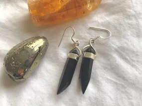 Onyx Alena Earrings - Large